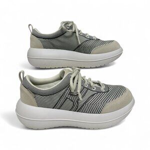 Kybun Women's Bauma 20 Sand Made in Italy Lace Up Platform Sneakers Shoe Size 7